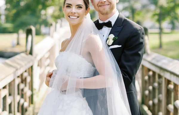 The wedding of Pops of Hot Pink Completed This Elegant Wedding at The Shore Gallery 6