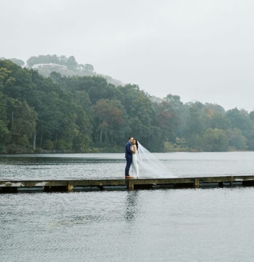 The wedding of A Lakeside Wedding With a Simple and Serene Vibe