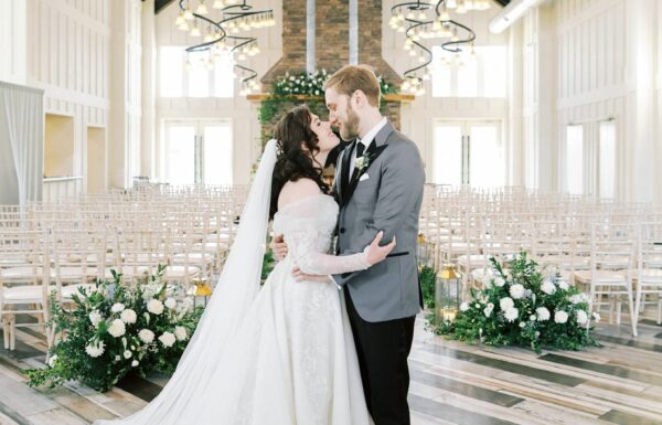The wedding of Delicate Touches of Greenery Created an Ethereal Vibe at a Cozy and Rustic Venue Gallery 14
