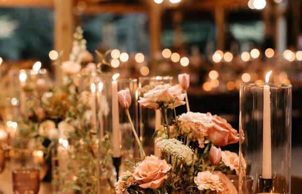 The wedding of This Wedding Had a Beautiful Outdoor Setting Complete With On-Site Cabins Gallery 10
