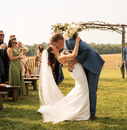 The wedding of A Beautiful NJ Farm Provided the Perfect Setting for This Wedding