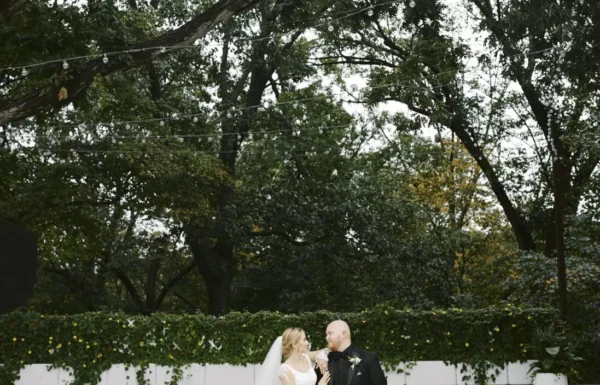 The wedding of A Gothic-Inspired Fall Wedding at Stone House Gallery 2