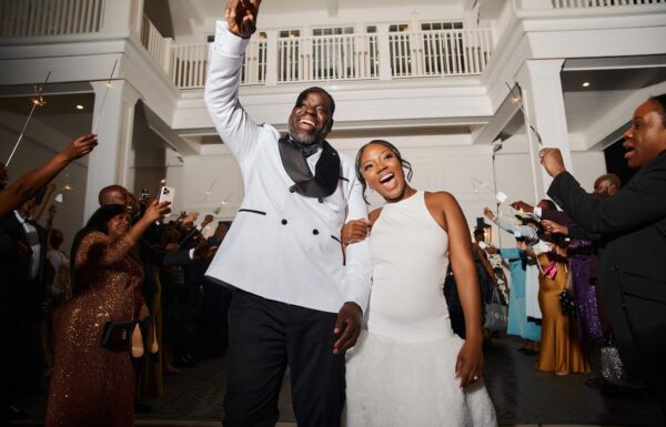 The wedding of A Sophisticated Big Day With Sage Green Touches at The Shore Gallery 1