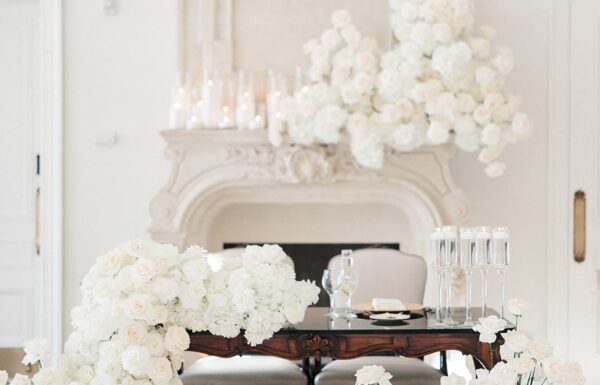 The wedding of Tons of Gorgeous Florals and Personal Touches at This Park Château Wedding Gallery 19
