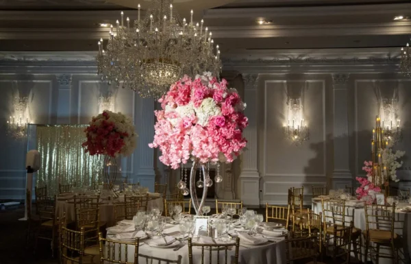 The wedding of Bright Pink and White Florals Completed This Spring Wedding Gallery 3