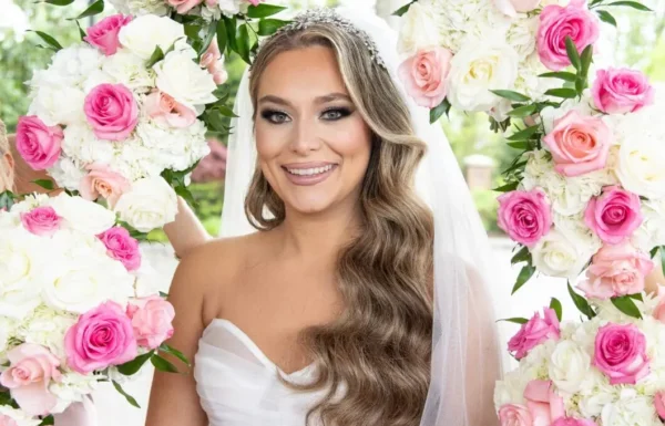 The wedding of Bright Pink and White Florals Completed This Spring Wedding Gallery 7