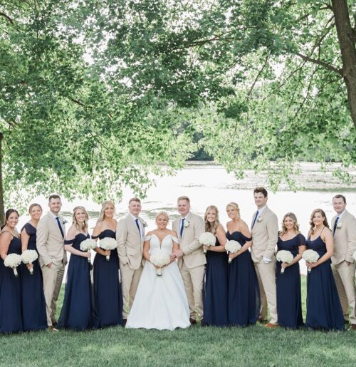 The wedding of Personal Details Filled This Beautiful Summer Wedding