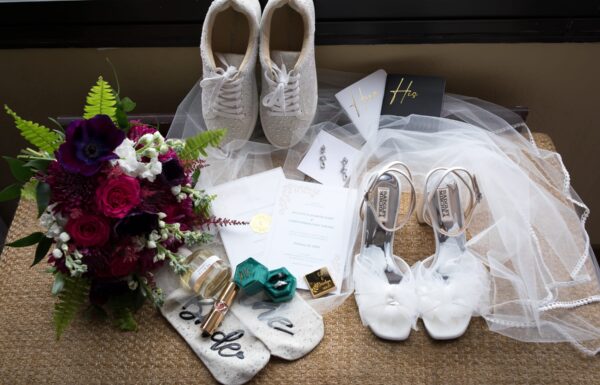 The wedding of A Lovely Winter Wedding at an All-In-One Venue Gallery 12