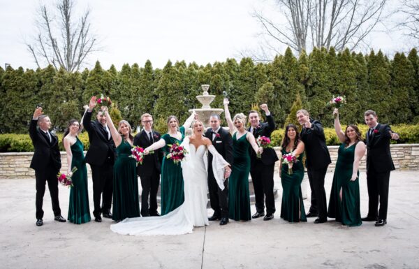 The wedding of A Lovely Winter Wedding at an All-In-One Venue Gallery 8