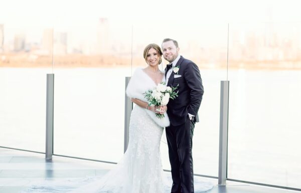 The wedding of A Luxe Black, White and Gold Wedding Celebration in Jersey City Gallery 7