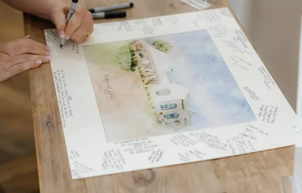 The wedding of A Garden Party Wedding Complete With a ‘Please Be Seeded’ Seating Chart Gallery 14