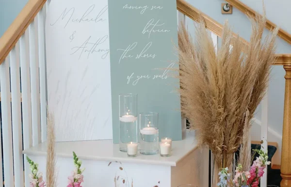 The wedding of A Dreamy Waterfront Wedding With Sunset Details Gallery 7