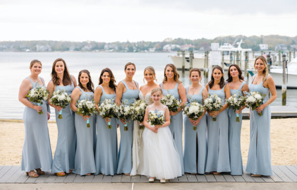 The wedding of This Shore Wedding Featured Lots of Coastal Blues and Grays Gallery 11