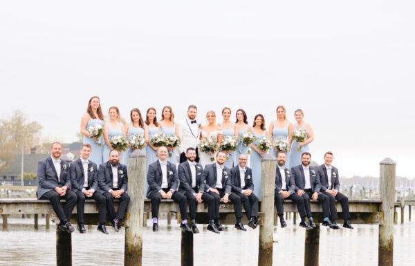 The wedding of This Shore Wedding Featured Lots of Coastal Blues and Grays Gallery 10