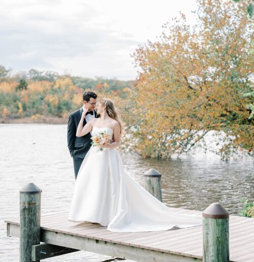 The wedding of Soft Hues and Beautiful Florals at This Shore Wedding in the Fall