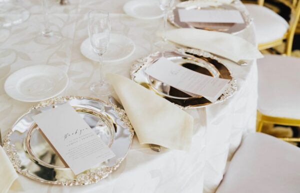 The wedding of A Timeless Black and White Palette Plus Entertainers on Stilts at This Wedding Gallery 4