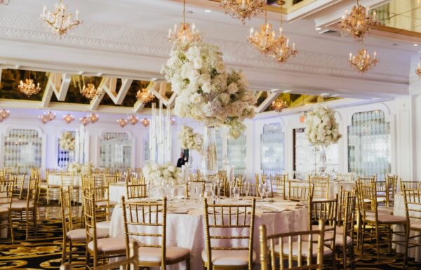 The wedding of A Timeless Black and White Palette Plus Entertainers on Stilts at This Wedding Gallery 3