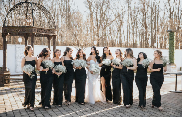 The wedding of An Elegant Black and White Aesthetic Added to a Romantic Day Gallery 1