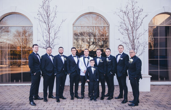 The wedding of An Elegant Black and White Aesthetic Added to a Romantic Day Gallery 0