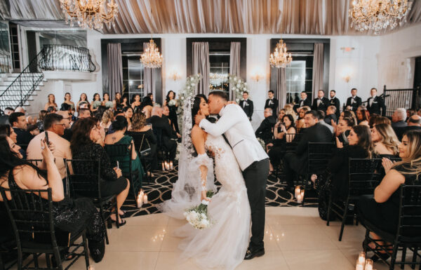 The wedding of An Elegant Black and White Aesthetic Added to a Romantic Day Gallery 13