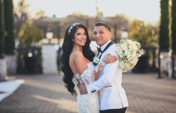 The wedding of An Elegant Black and White Aesthetic Added to a Romantic Day Gallery 9