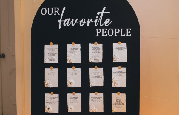 The wedding of An Elegant Black and White Aesthetic Added to a Romantic Day Gallery 6