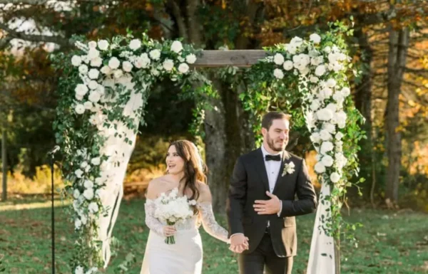 The wedding of This Couple Took Cute Photos With Llamas at Their Fall Farm Wedding Gallery 5