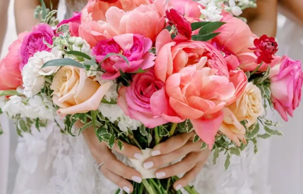 The wedding of A Garden Vibes Wedding With Sherbet-Colored Florals Gallery 0