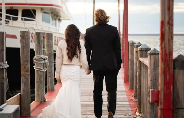 The wedding of They Worked at The Venue Where They Held Their Boho Beach Fall Wedding Gallery 3