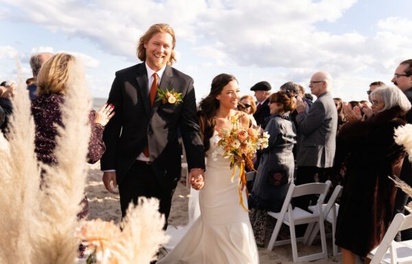 The wedding of They Worked at The Venue Where They Held Their Boho Beach Fall Wedding Gallery 10