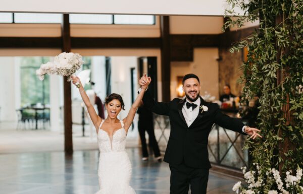 The wedding of A Modern-Rustic Wedding With a Black, White and Gold Color Scheme Gallery 4