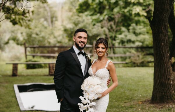 The wedding of A Modern-Rustic Wedding With a Black, White and Gold Color Scheme Gallery 6