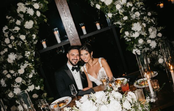 The wedding of A Modern-Rustic Wedding With a Black, White and Gold Color Scheme Gallery 0