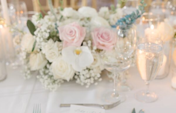 The wedding of A Waterfront Wedding Focused on Friendship With White, Pink & Blue Florals Gallery 7