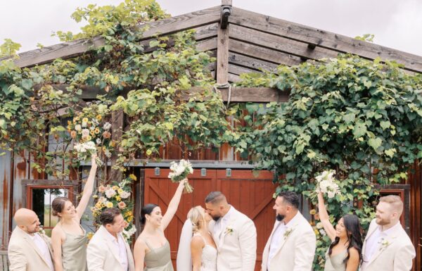 The wedding of The Venue For This Wedding Offered an Elevated Barn Meets Coastal Aesthetic Gallery 0