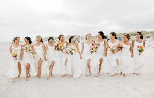 The wedding of Citrus Decor and a Rosé Seating Chart at This Whimsical Summer Wedding Gallery 12