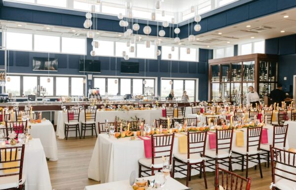 The wedding of Citrus Decor and a Rosé Seating Chart at This Whimsical Summer Wedding Gallery 14