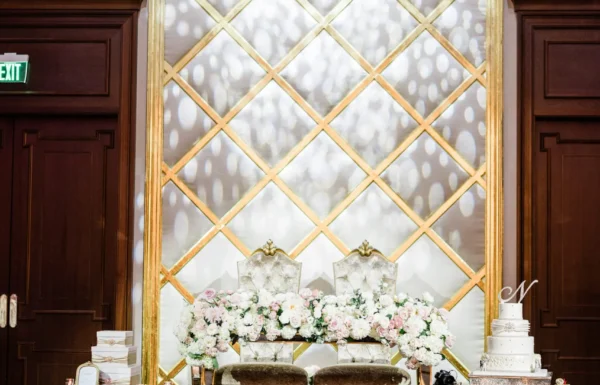 The wedding of A Glamorous Big Day at This Couple’s “Dream Venue” Gallery 14