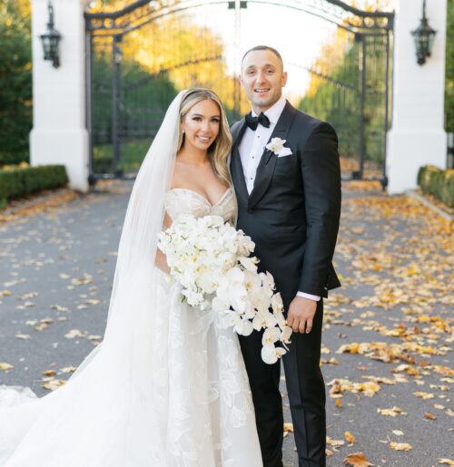 The wedding of Historic Charm Combined With Modern Elegance at This Shadowbrook Wedding
