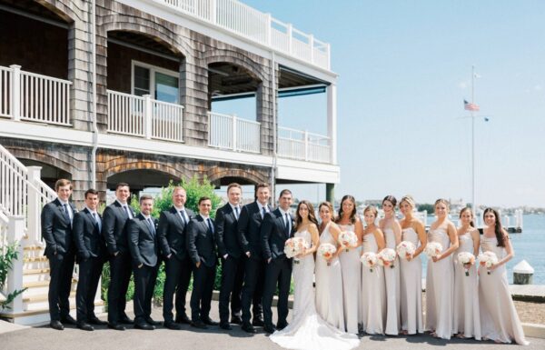 The wedding of A Nautical Vibe and Intimate Boat Ride at This Waterfront Wedding Gallery 9