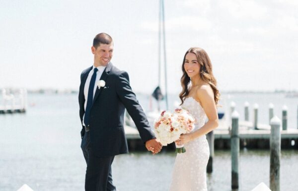 The wedding of A Nautical Vibe and Intimate Boat Ride at This Waterfront Wedding Gallery 2