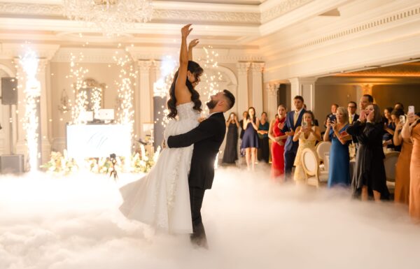 The wedding of Vintage Meet Modern at This Wedding With Lamp Shade Performers Gallery 3