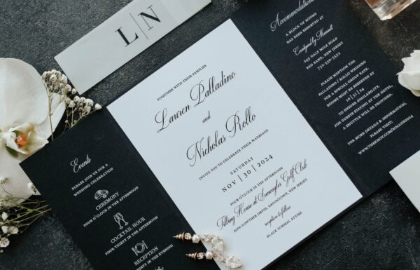 The wedding of All the Guests Wore Black at This Elegant & Romantic Wedding Gallery 11