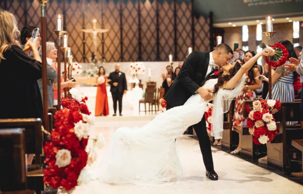 The wedding of This Couple Painted the Town Red With Bold, Crimson Roses Everywhere Gallery 11