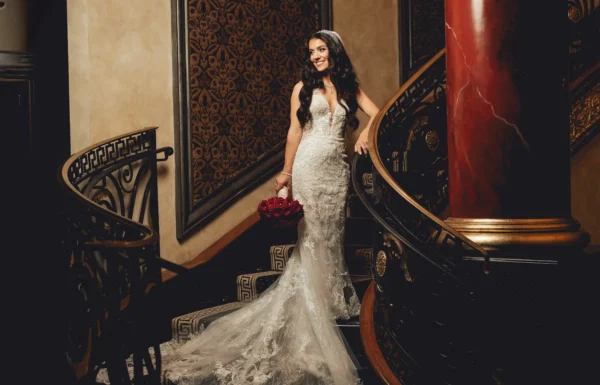 The wedding of This Couple Painted the Town Red With Bold, Crimson Roses Everywhere Gallery 10