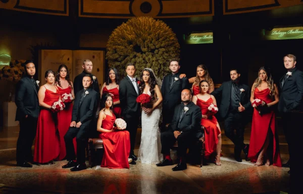 The wedding of This Couple Painted the Town Red With Bold, Crimson Roses Everywhere Gallery 14
