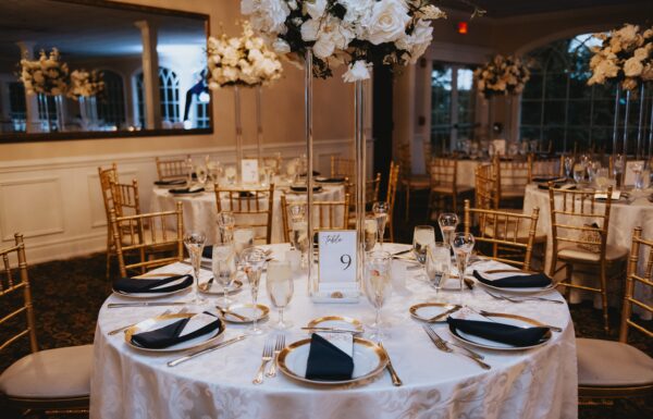 The wedding of An Elegant and Romantic Wedding With Pops of Blue, Red and Gold Gallery 8