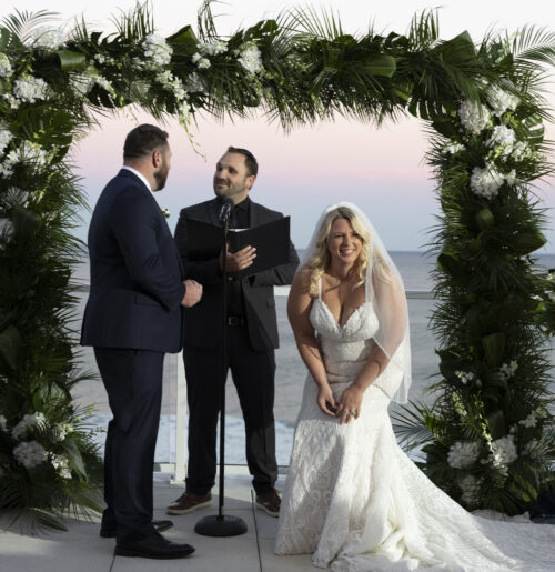 The wedding of A Key West-Inspired Wedding at the Jersey Shore