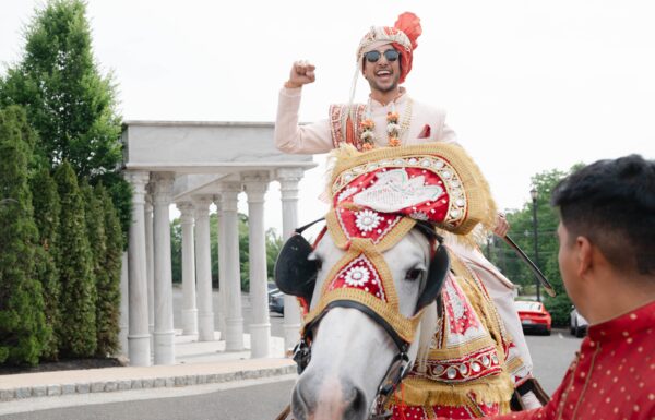 The wedding of The Groom Arrived on a Horse and Then Stepped in as The DJ At This Indian Wedding Gallery 3