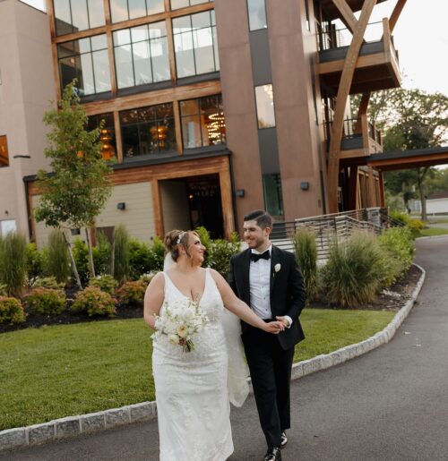 The wedding of A Stunning Indoor Ceremony at a Jersey City Venue